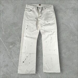 PRPS Denim Jeans Mens 38x32 White Black Splatter Paint Splatter‎  Streetwear